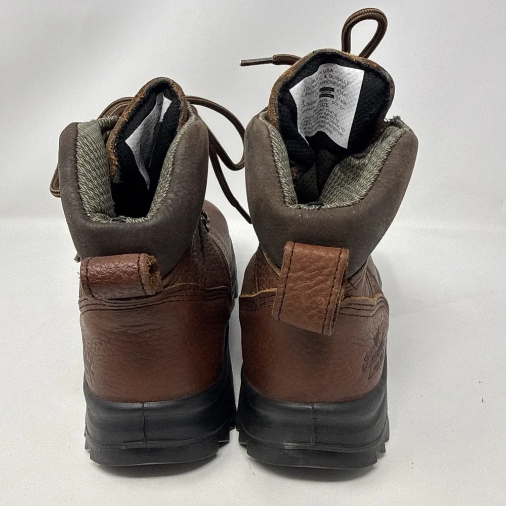 Thorogood Omni Series Men's 9 D shoes brown leather steel toe work boots Xstream